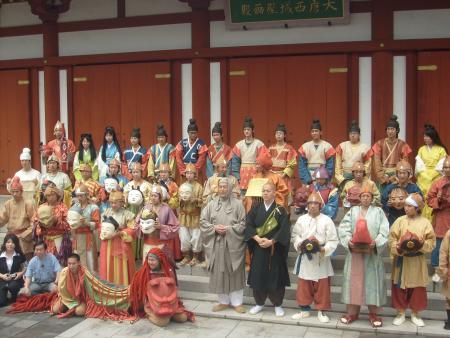 la troupe de gigaku